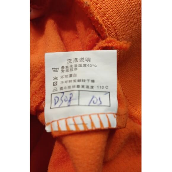 Lidong Men's 2XL Orange Activewear Jacket Full Zip Performance Fabric Sporty - Picture 7 of 7